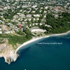 Helicoper view the hotel balmoral torquay sea meadfoot beach